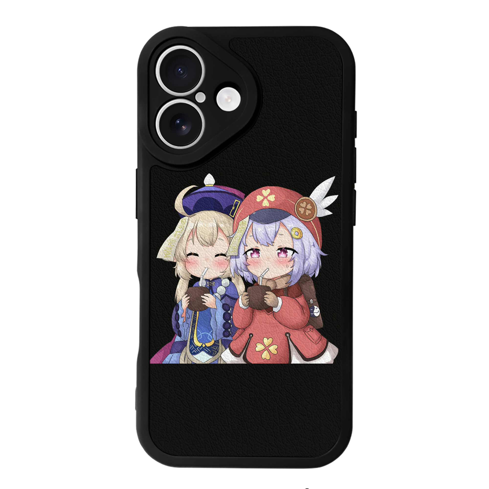 げんし神 七七 なな  genshin Nana 【iPhone 16シリーズ対応】シリコンスマホケース（レザー調） 材質：シリコン